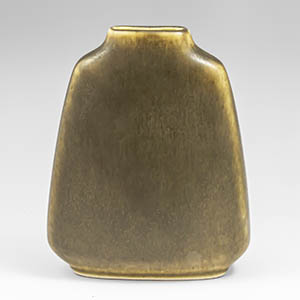 palshus vase in hares fur glaze, designed by Per Linneman Schmidt, 402
